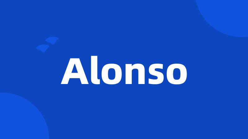 Alonso