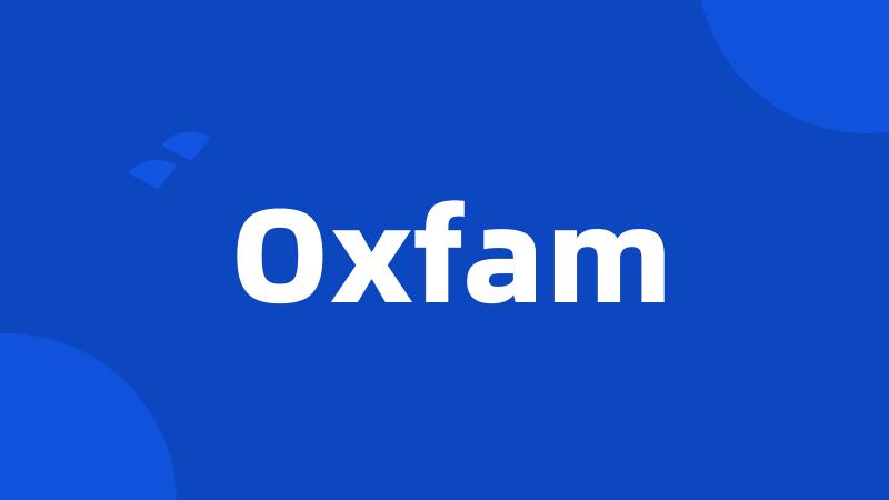 Oxfam