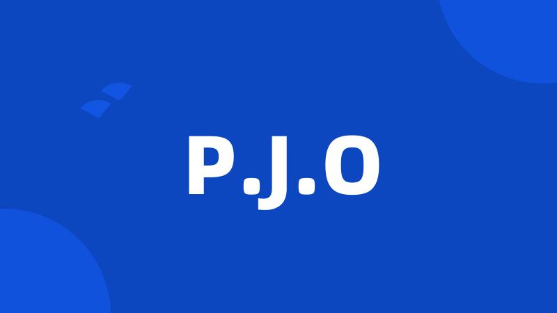 P.J.O