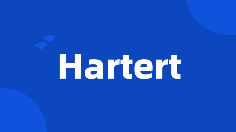 Hartert