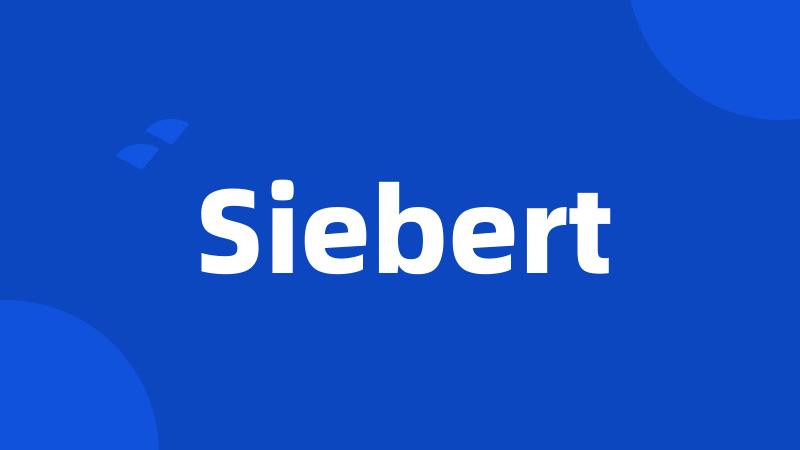 Siebert