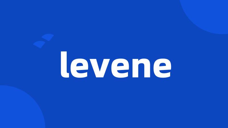 levene