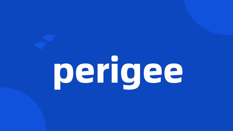 perigee