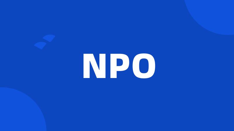 NPO