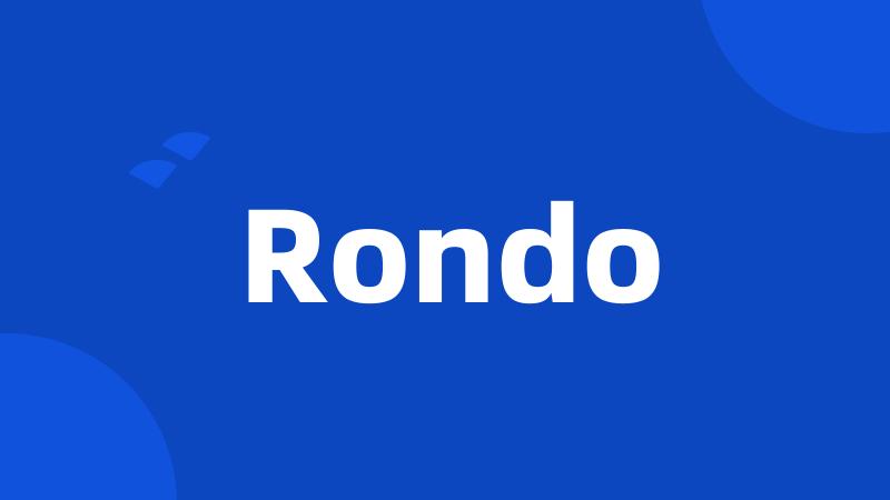 Rondo