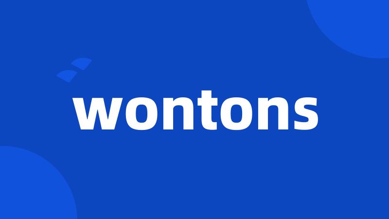 wontons