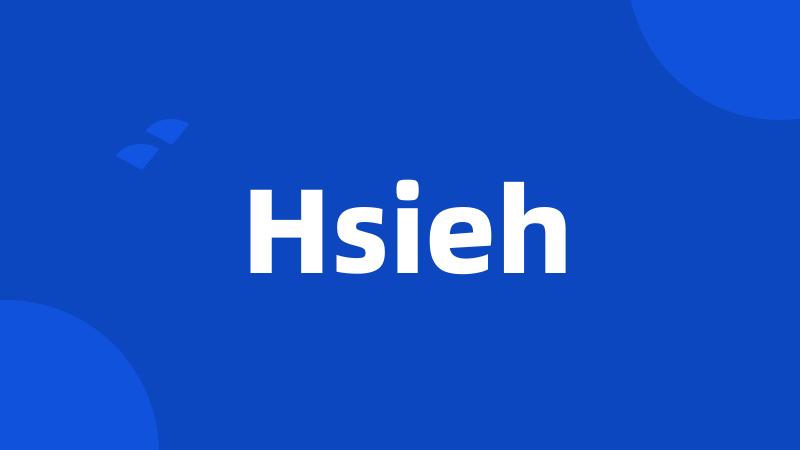 Hsieh