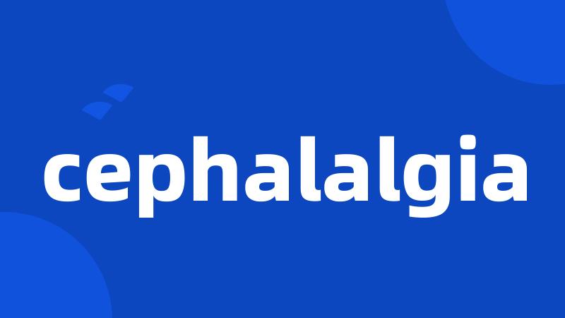 cephalalgia