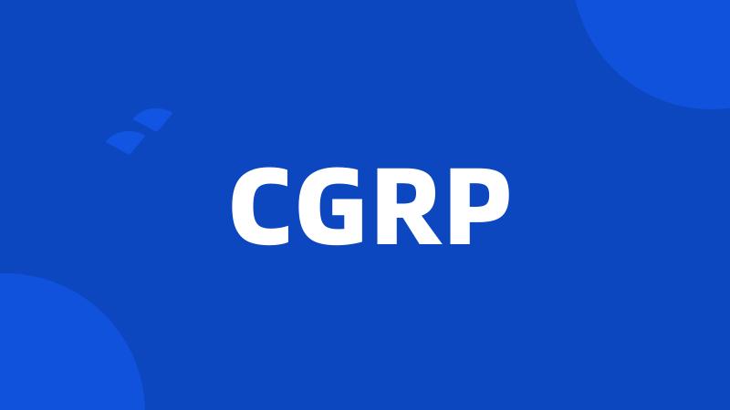 CGRP