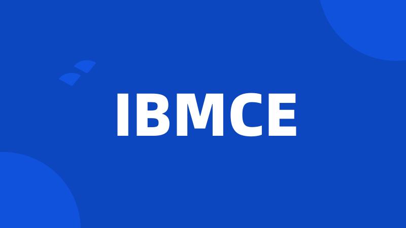 IBMCE