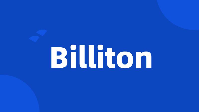 Billiton