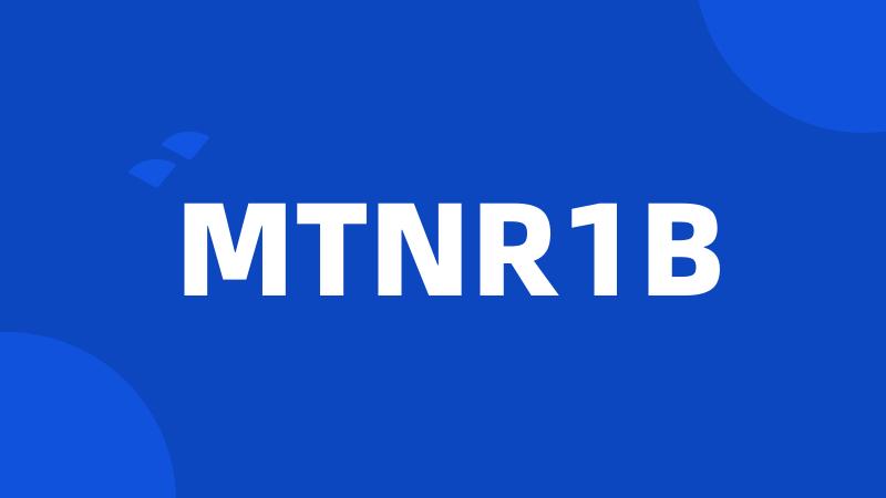 MTNR1B