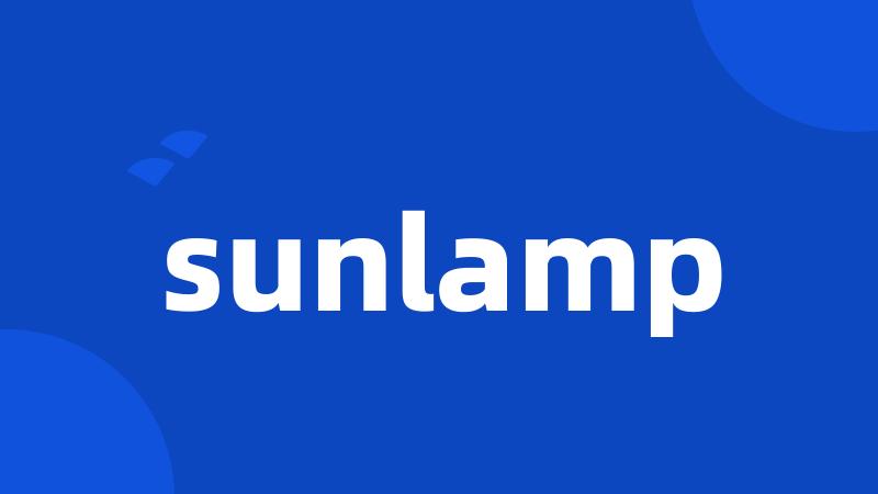 sunlamp