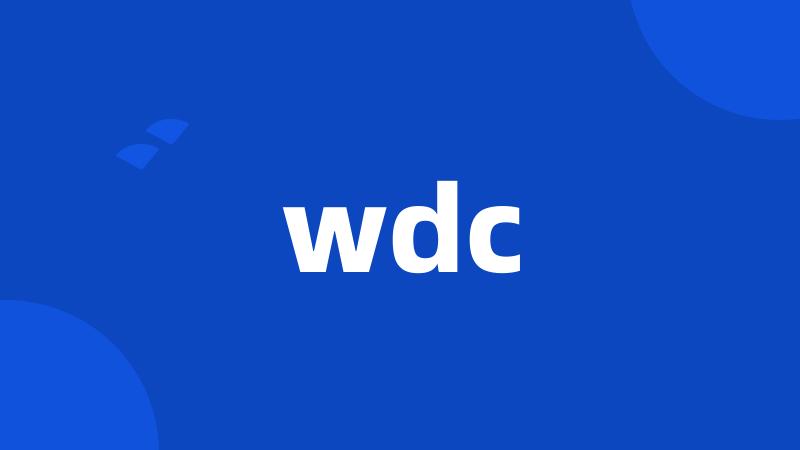 wdc