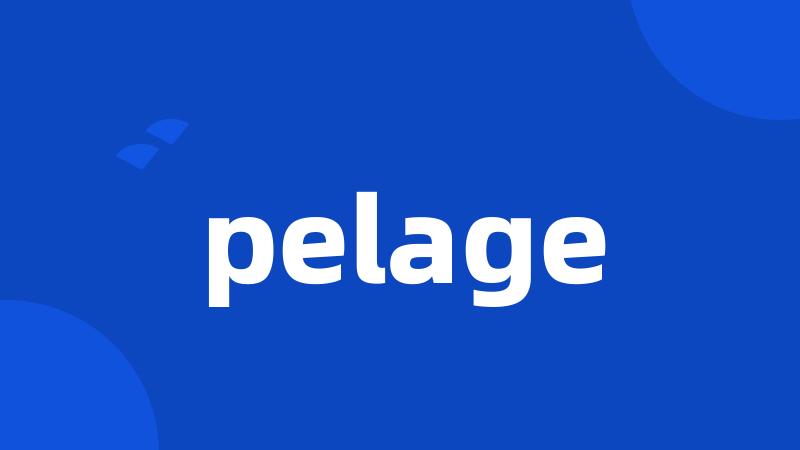 pelage