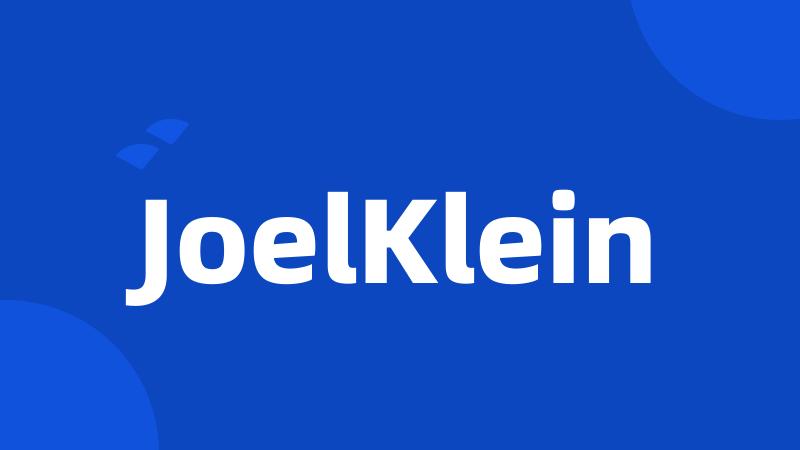 JoelKlein