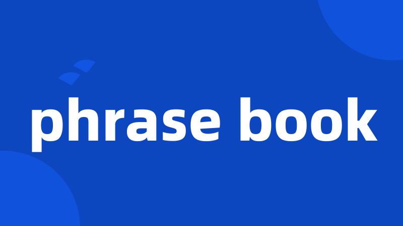 phrase book