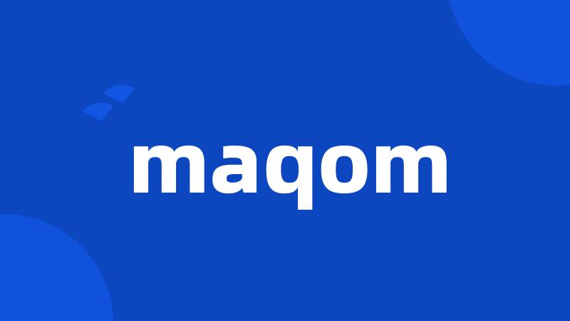 maqom