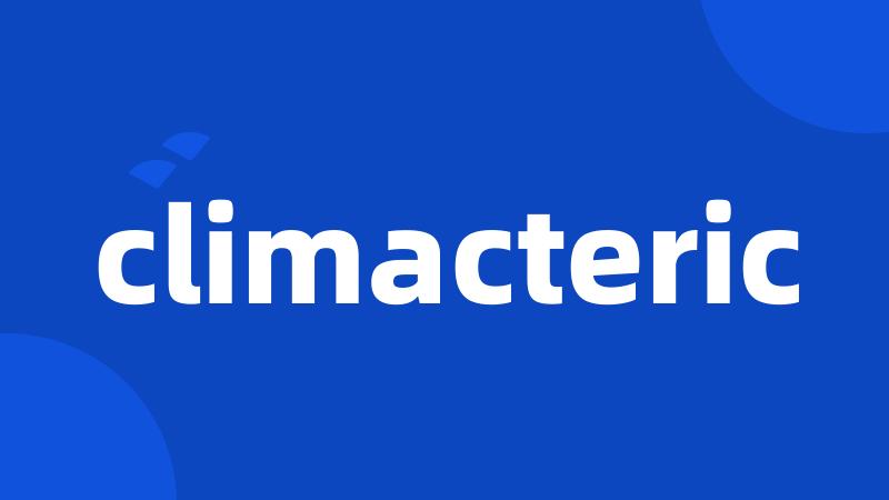 climacteric