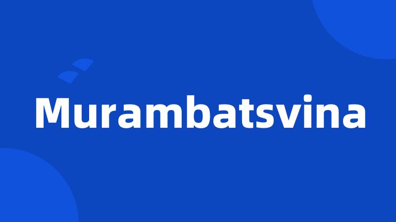 Murambatsvina