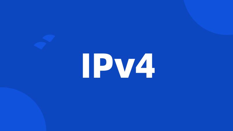 IPv4