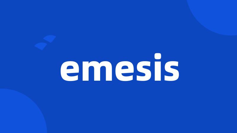 emesis