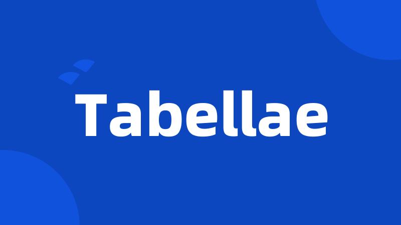 Tabellae