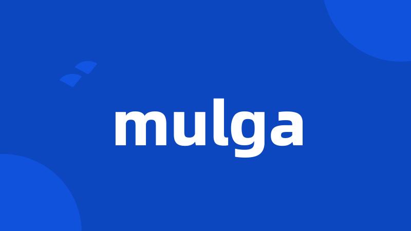 mulga