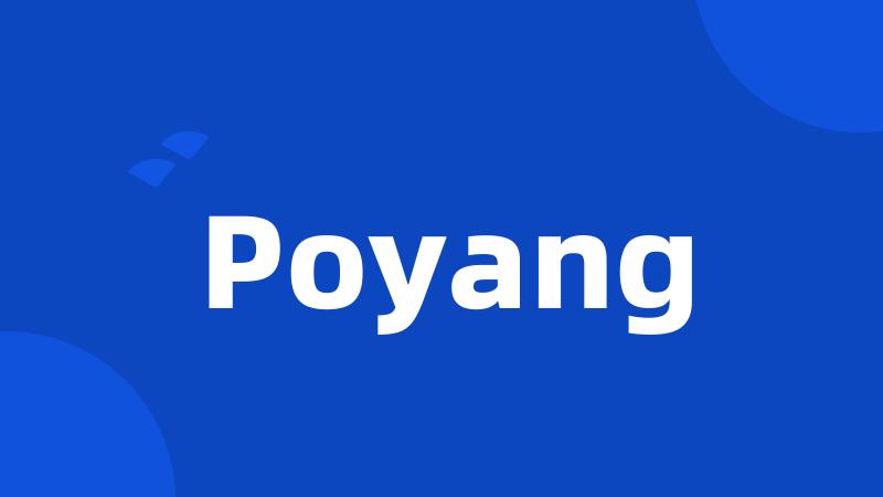 Poyang