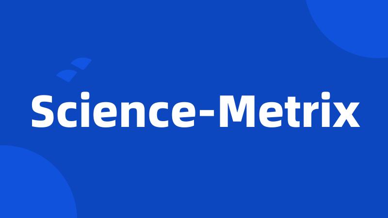 Science-Metrix
