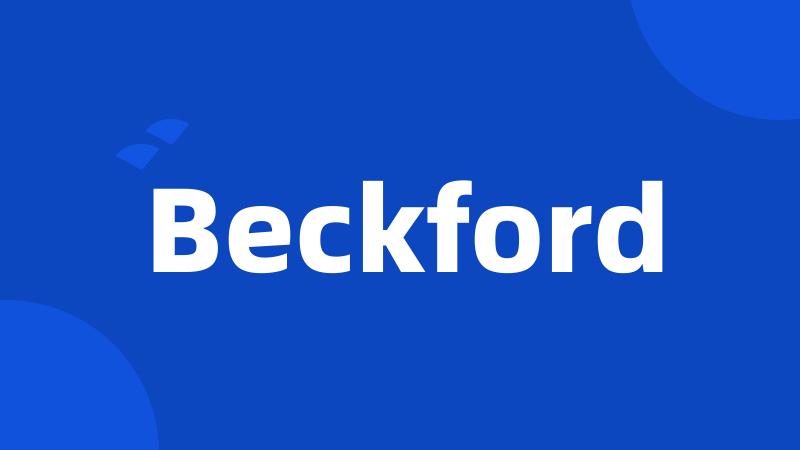 Beckford