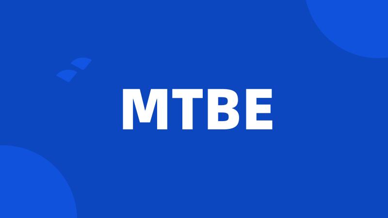 MTBE