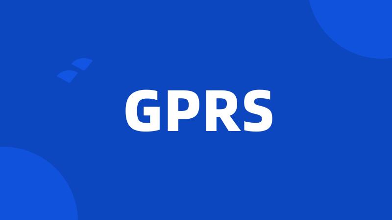 GPRS