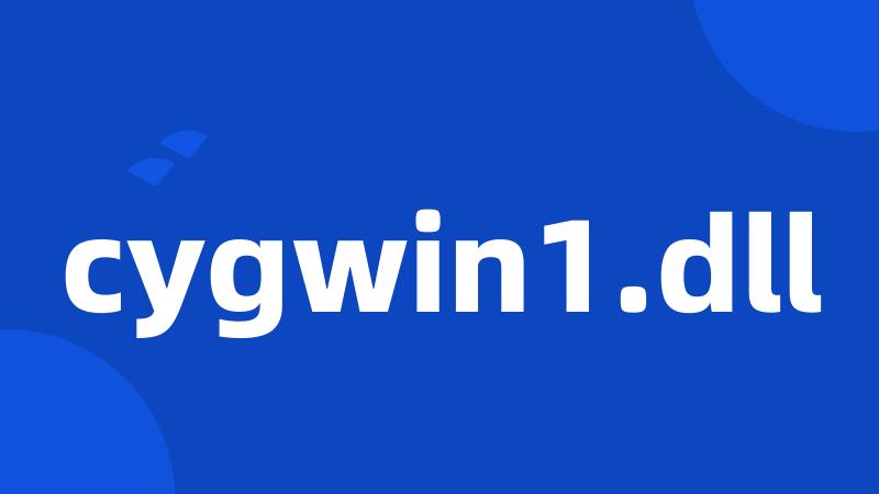 cygwin1.dll