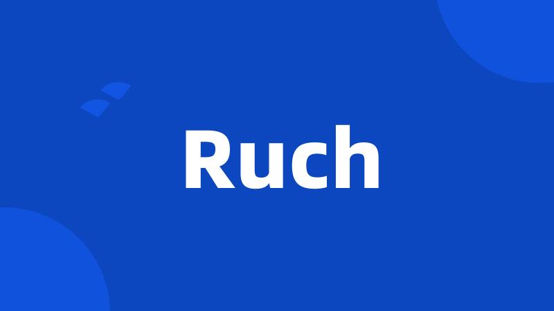 Ruch