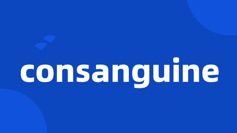 consanguine