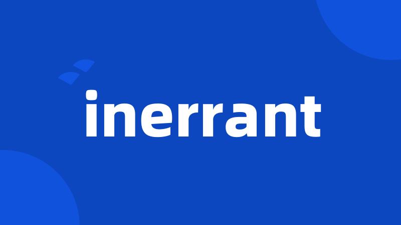 inerrant