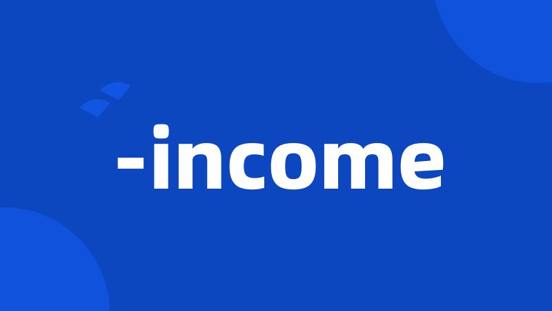 -income