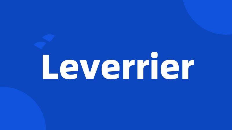 Leverrier