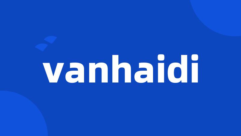 vanhaidi