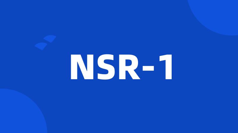 NSR-1