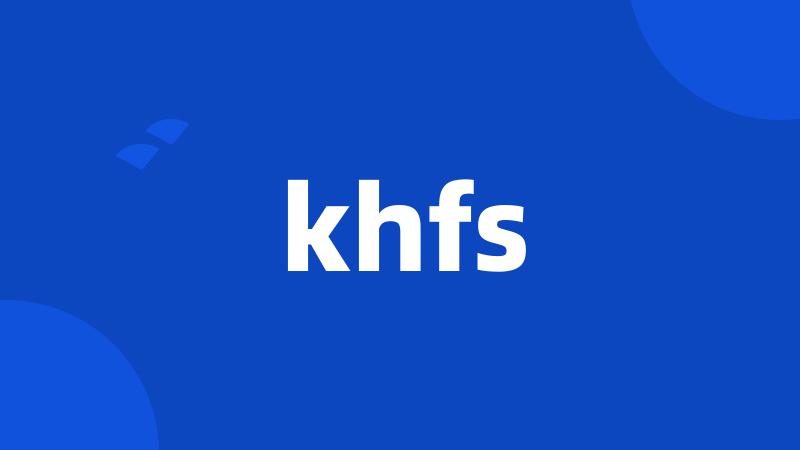 khfs