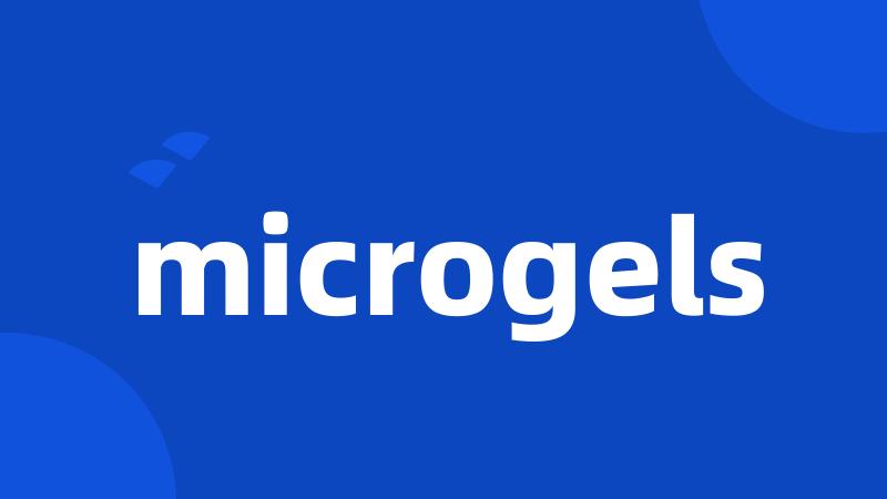 microgels