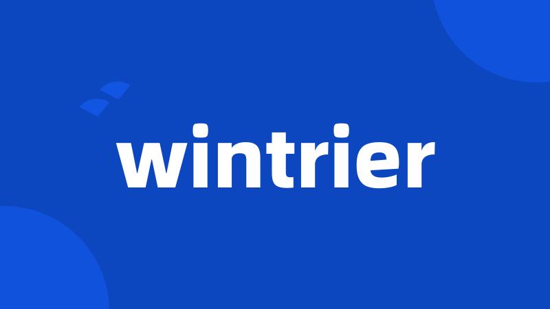 wintrier