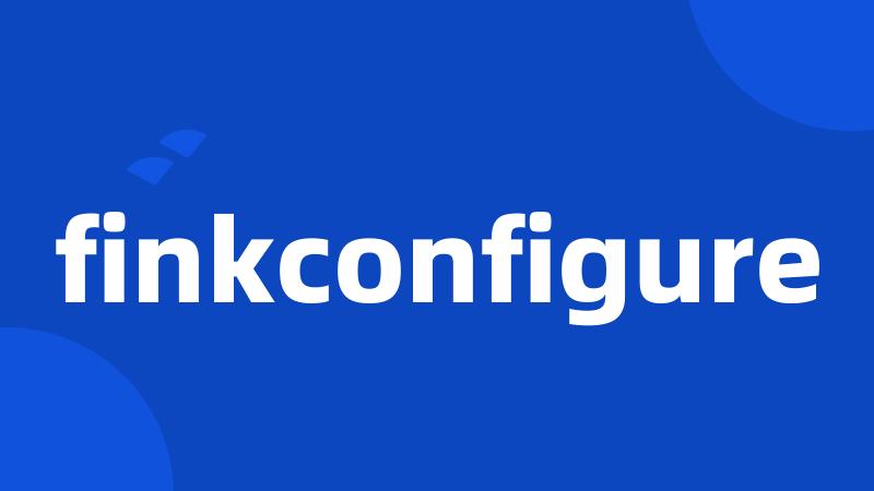 finkconfigure