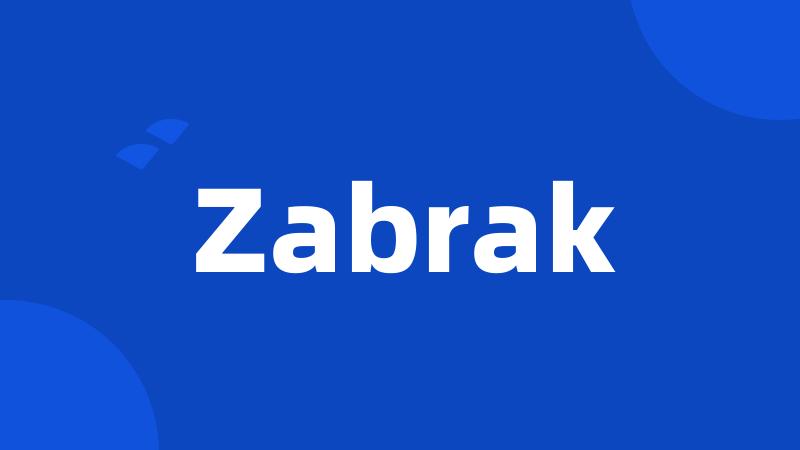 Zabrak