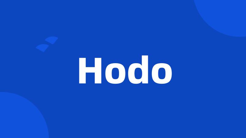 Hodo