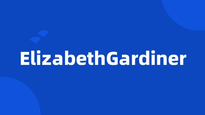 ElizabethGardiner