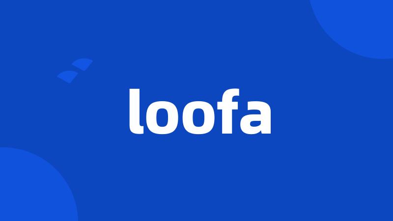 loofa