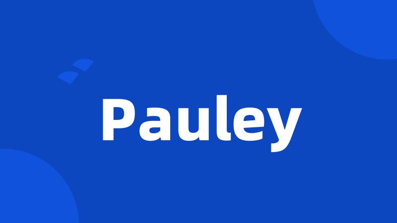 Pauley